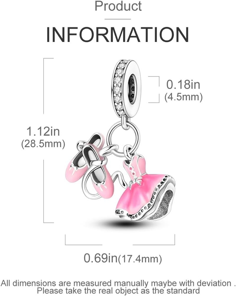 Hapour Store 925 Sterling Silver Charms for Bracelets Necklace European Jewelry Pendant Beads Charm for Women Mom - Image 4